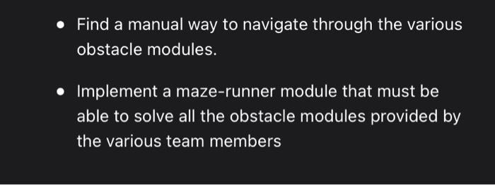 functions for me, i am stuck. import random obstacle_list = [] def