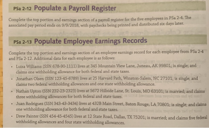 contributed $100 during the period. 3. Anita McLachlan (single; no federal withholding