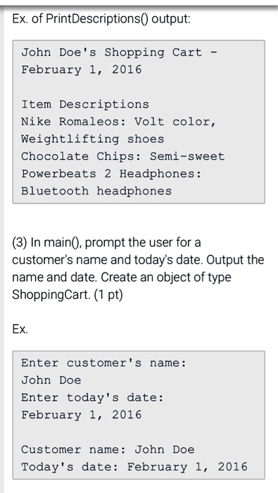 vectors) and display the output. Model classes and their relationship. Write a