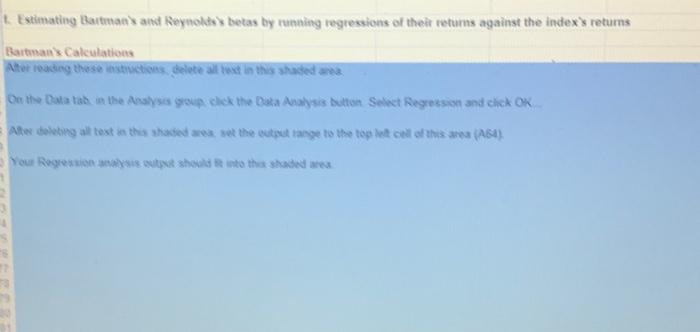 retum on the market. Une the SML equation to calculate the two