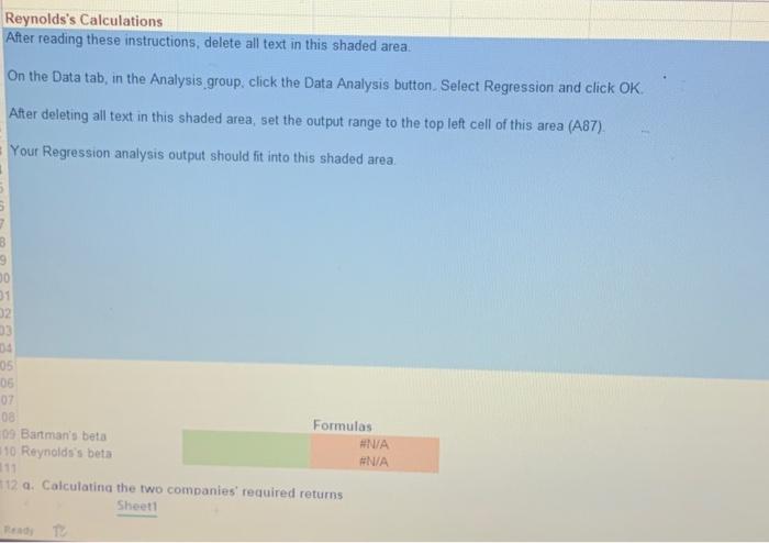 companies' required retums, Round your answers to two decimal blacel. Bartman's requited
