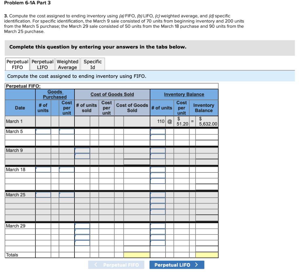 perpetual inventory system. It entered into the following purchases and sales transactions