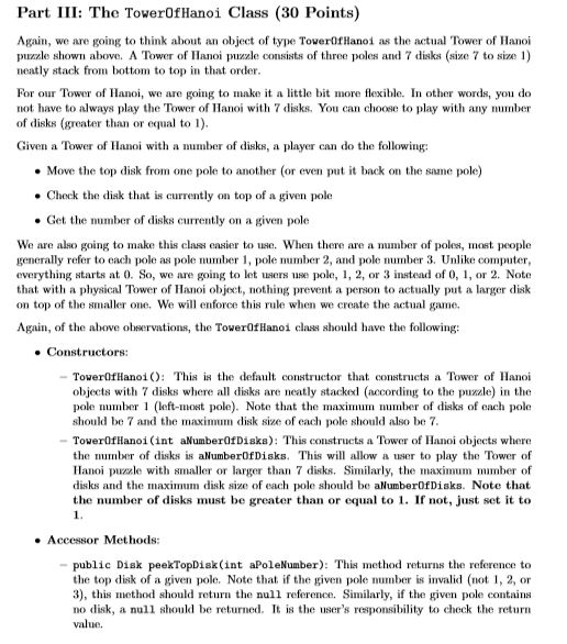 to move the entire stack to another pole, obeying the following simple