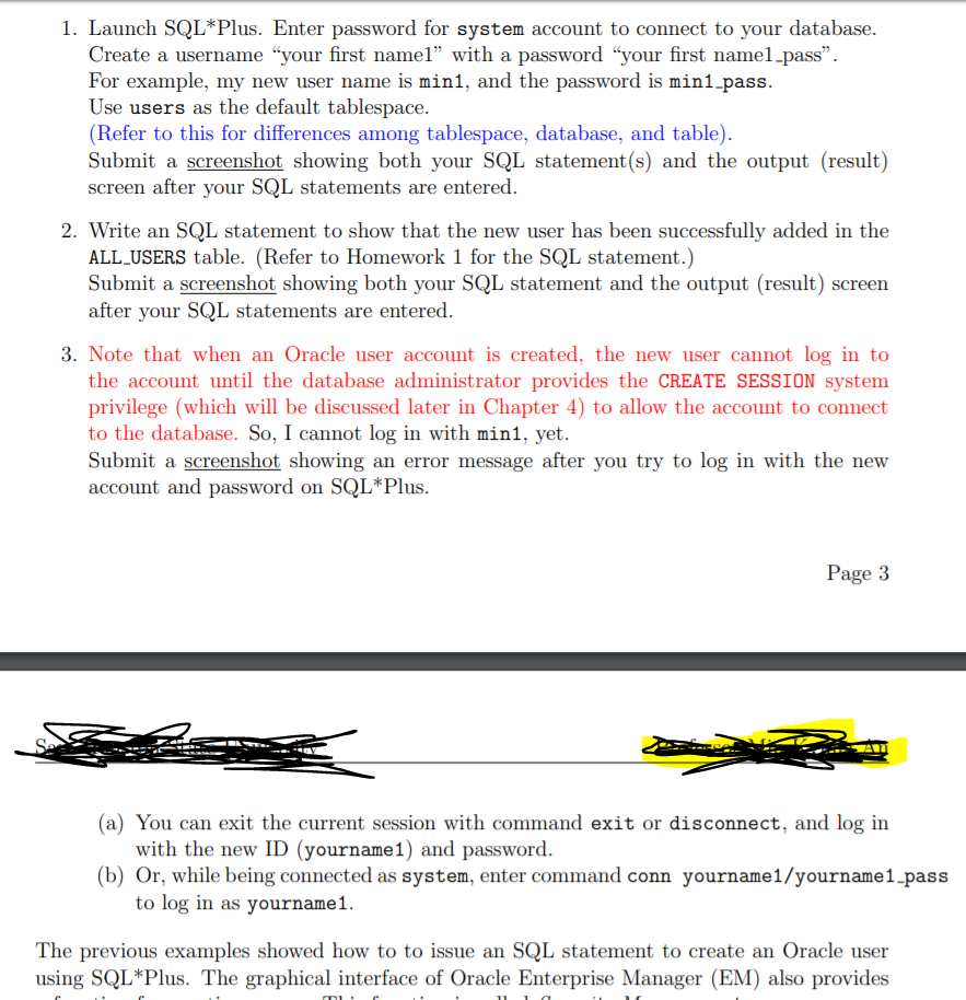 profile ] ( PASSWORD EXPIRE] [ ACCOUNT { LOCK UNLOCK } ]