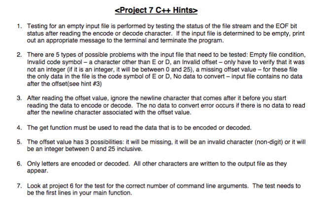 file and output file name (see command line argument slides and page