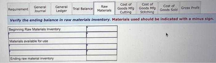 information describes the company's production activities for May. 1 Record the purchase