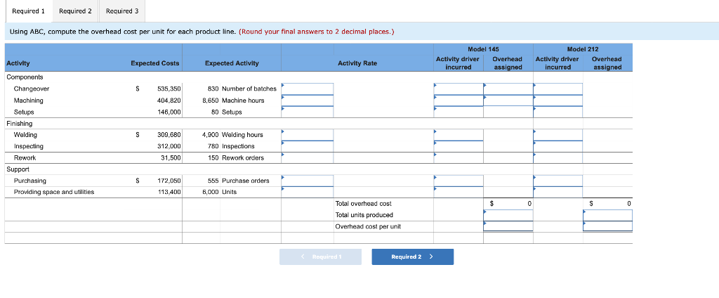 produces two different models of air conditioners. The company produces the mechanical
