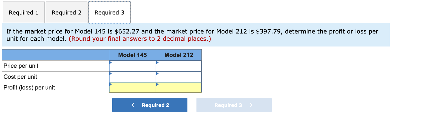 housing assembly in its finishing department. The activities, costs, and drivers associated