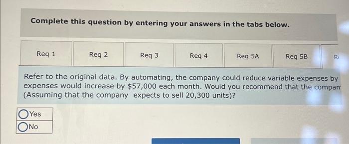 is right, what will be the increase (decrease) in the company's monthly