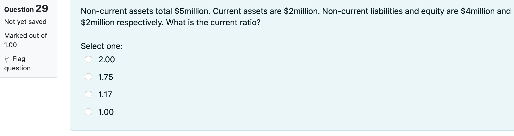Need help with this practice question. Thank you in advanced! Question 29