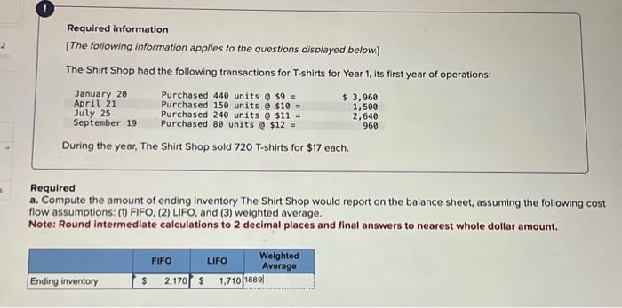  i need help calculating the weighted average please!! thank you!! :)