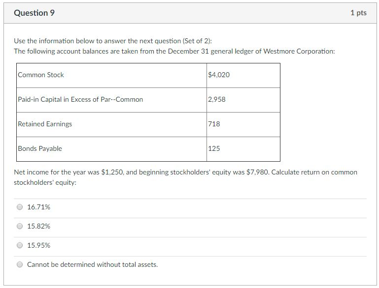  Use the information below to answer the next question (Set of