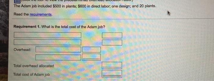 of designs Number of plants $240 per design $10 per plant head