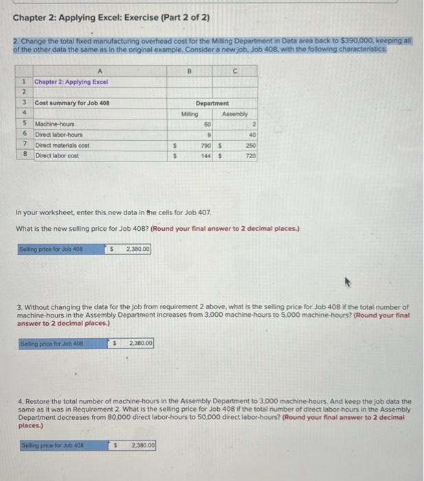 Machine-hours Direct labor-hours Total fixed manufacturing overhead cost Variable manulacturing overhead per