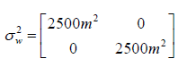 position of the target is x=[5000m 250 m/s 25000m 0m/s]T Target starts
