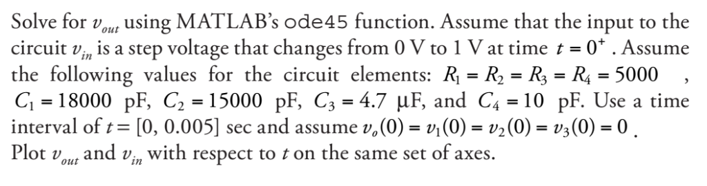 of a fourth-order filter. Using Equations (P6.3a) and (P6.3b), write a system