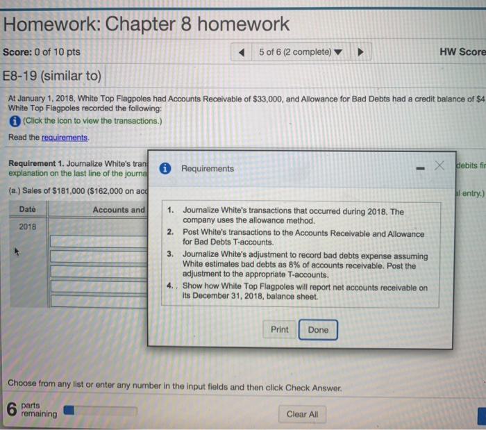 2018, Master Bank loaned $76,000 to Kate Perry on a one-year, 6%