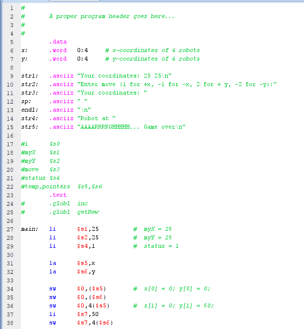 Help me with an error in my code, in the moveRobot Function:Error