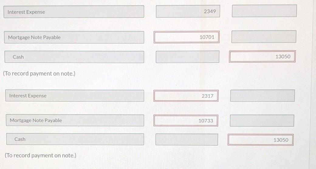 3.6% mortgage note payable for the balance. The terms provide for the