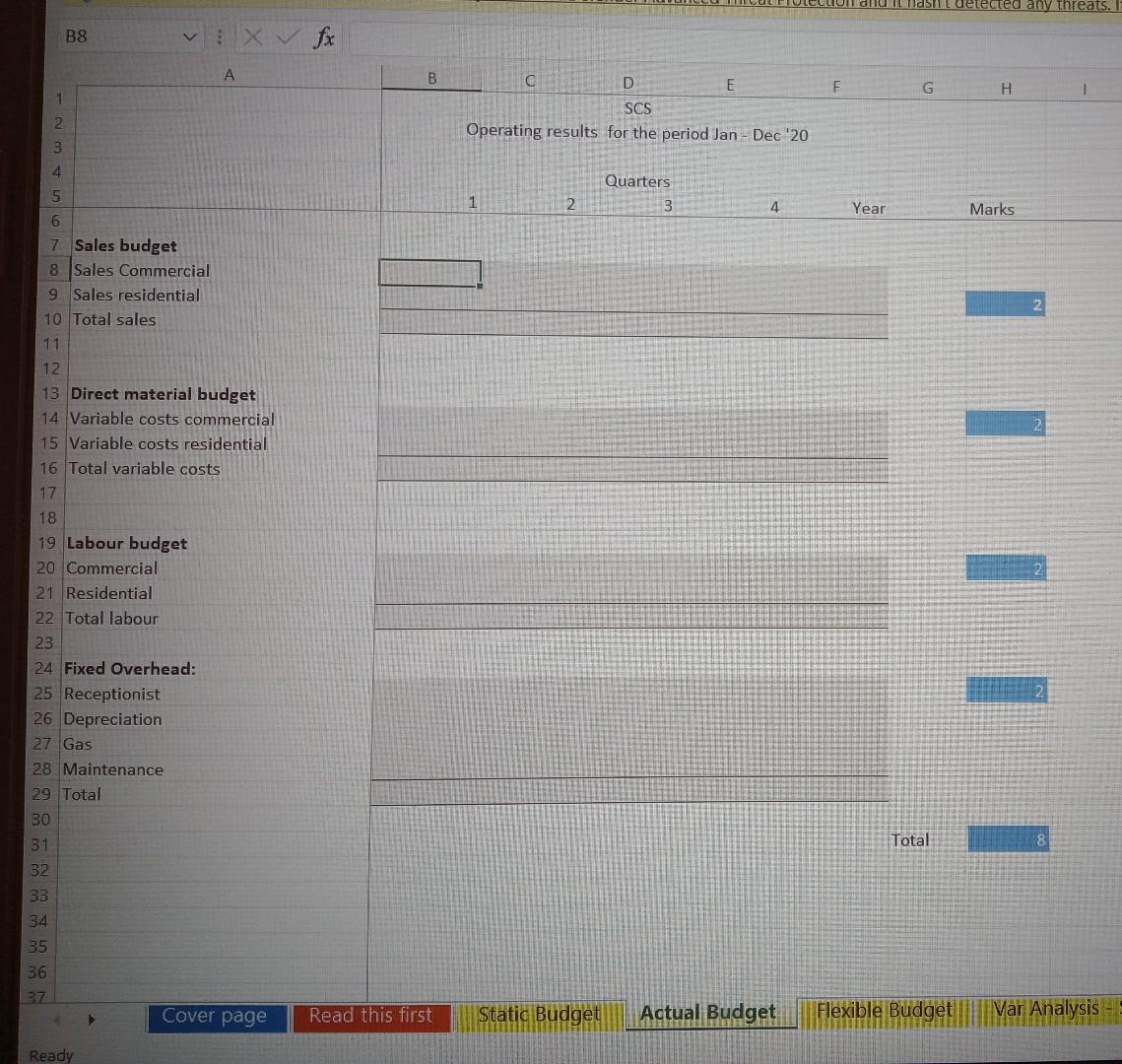 10,11 and 12. CASE Background: Sparkling Clean Services (SCS) is a local