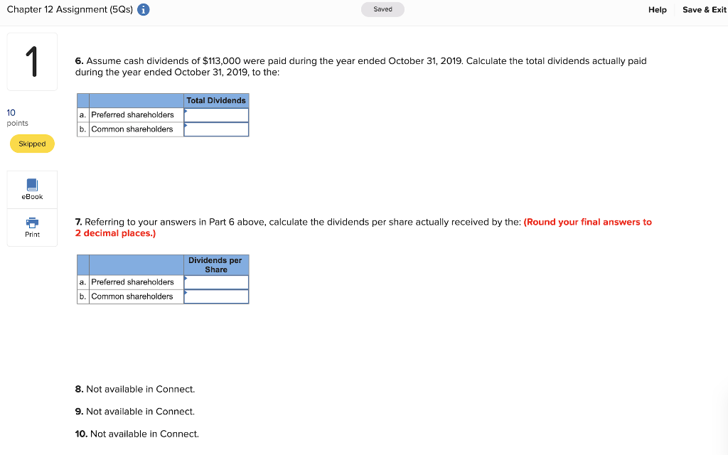 Preferred shares, $3 non-cumulative; unlimited shares authorized, A shares issued and outstanding