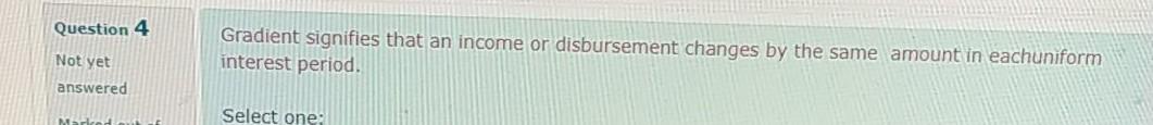 length. Select one: True M False Question 2 Ahmad wants to compare
