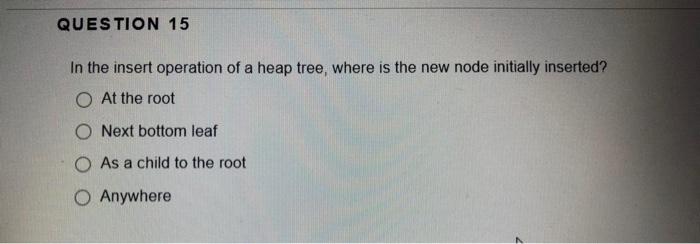 Q1 Q2 QUESTION 9 A chained hash table has an array size