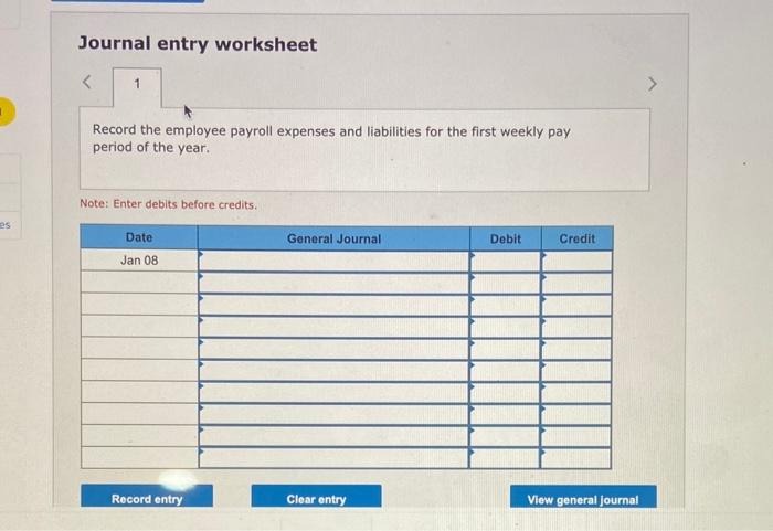 8, the end of the first weekly pay period of the year,
