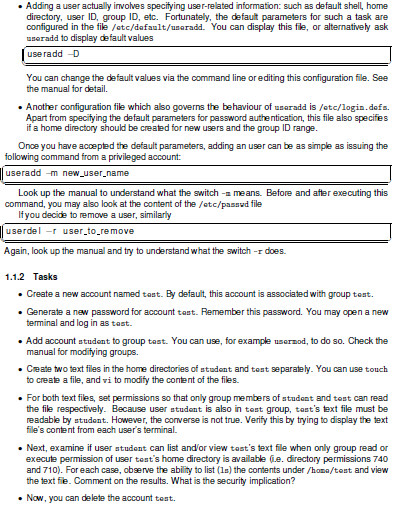  linux commnd line share the screenshots - Adding a user actually