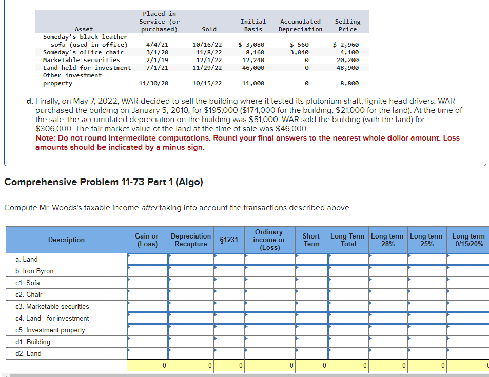 11-1, LO 11-2, LO 11-3, LO 11-4, LO 11-5, LO 11-6) (Algo)