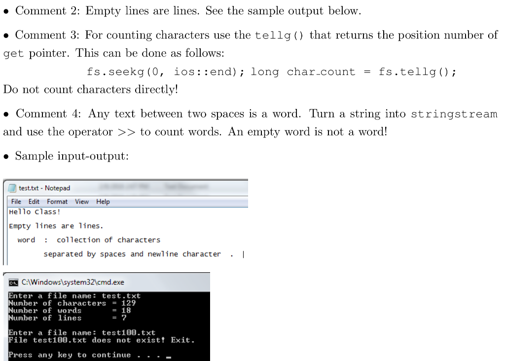  Code in C++ Write a program that asks the user for