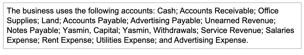 the business title Vito Yasmin, M.D. During July, the medical practice completed