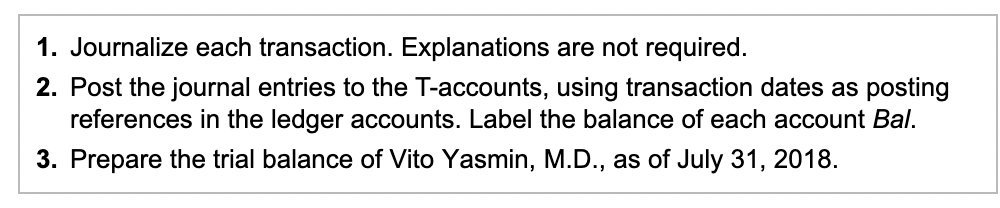 the following transactions: (Click the icon to view the transactions.) Read the