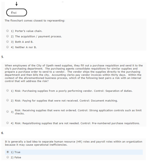 the impact, of a problem. Which of the following groups includes controls