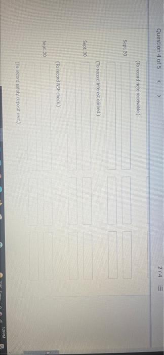 Debits 51.730 NSF check: Richard Nance Collection of $1,692 note plus interest