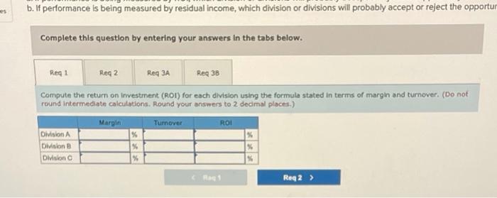 and Residual Income (LO10-1, L010-2) 166 points Selected sales and operating data
