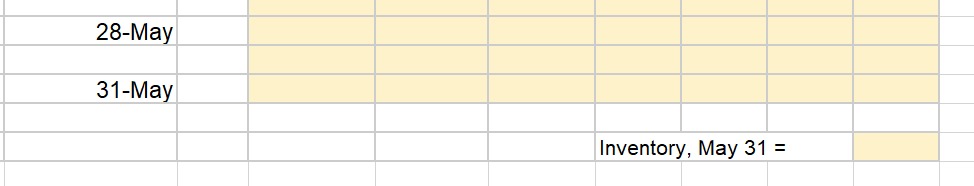 \\ \hline 11 & & 200 & @ & $6.55 \\ 18