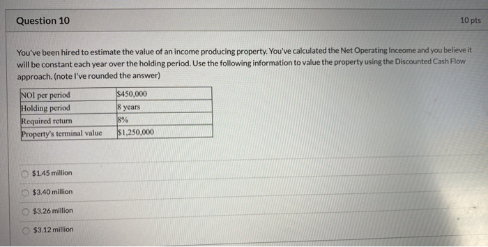 provided. Number of apartments 8 Market rent (per month)Problem $2,500.00 Misc. Income