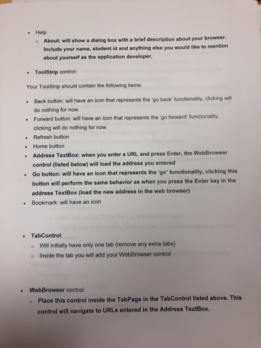 what you can! Create the following web browser project in visual studio