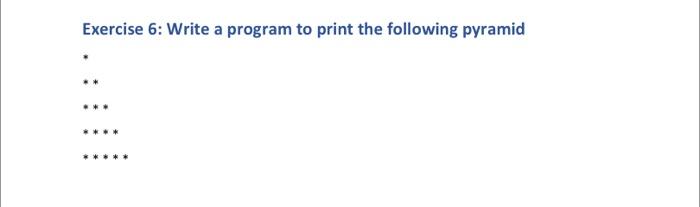 in java lanusing while loops or do while Exercise 6: Write a