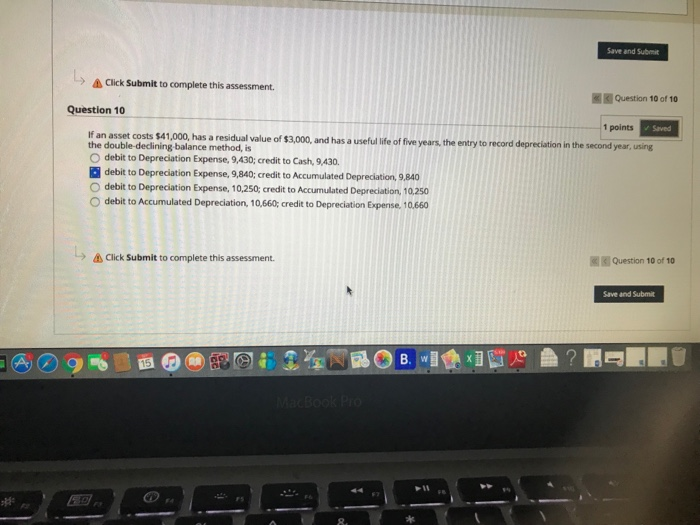 1 of 10 > Moving to another question will save this response.
