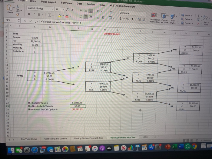 5.XX% 3 6.XX% your starting data would be: Year On-the-run 1 4.40%