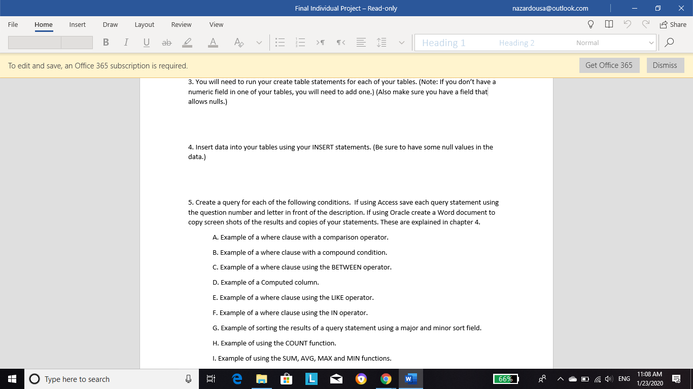 Heading 1 nazardousa@outlook.com - 5 e Heading 2 Normale Get Office 365