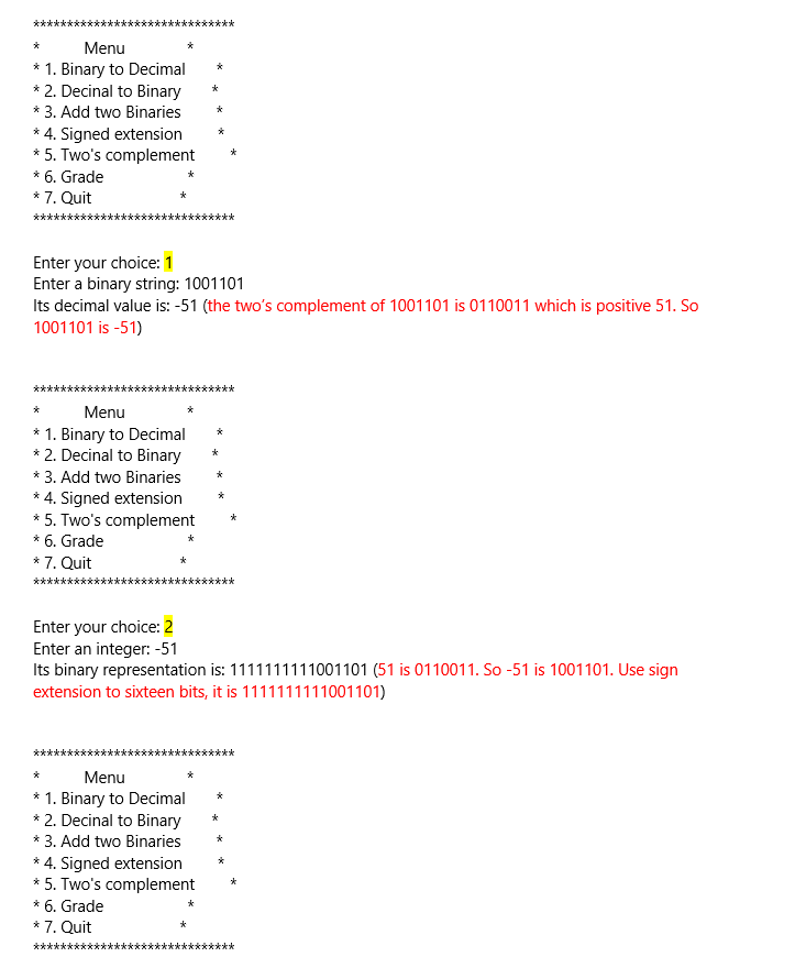 is a string that consists of only 0s and 1s // postcondition: