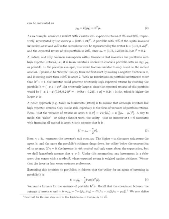 0 and t = 1 can be summarized by a vector i