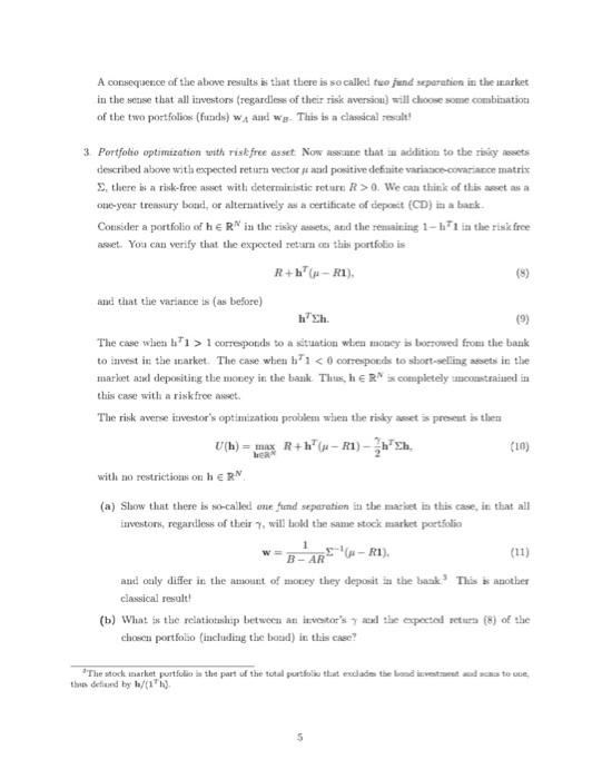 "tilde" represents that returns are random. The expected return of asset it