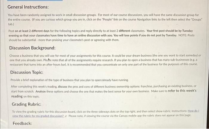 please help General Instructions: You have been randomly assigned to work in