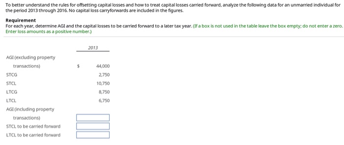 Please provide working To better understand the rules for offsetting capital losses