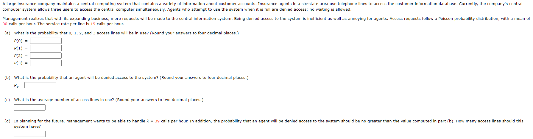  computer system allows three users to access the central computer simultaneously.