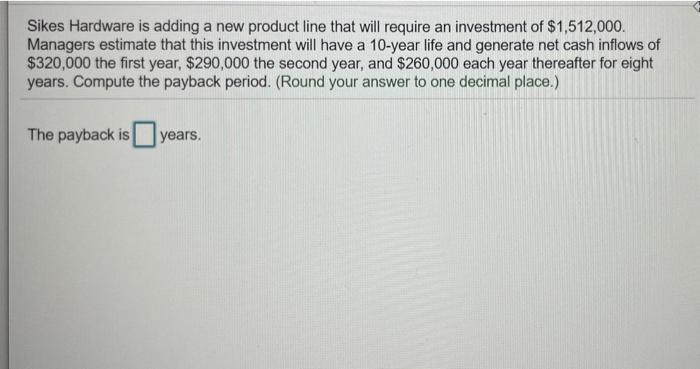  Sikes Hardware is adding a new product line that will require